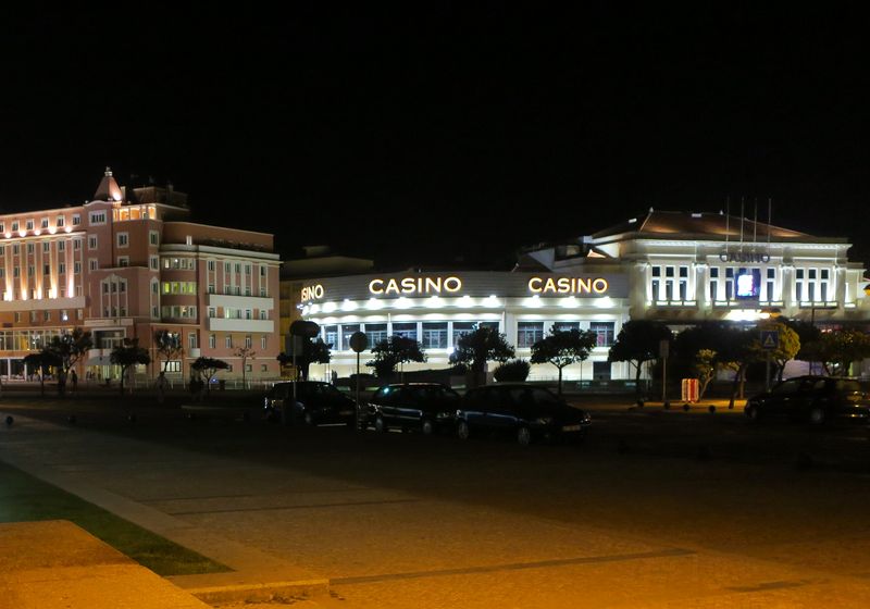 Casino da Póvoa de Varzim at night