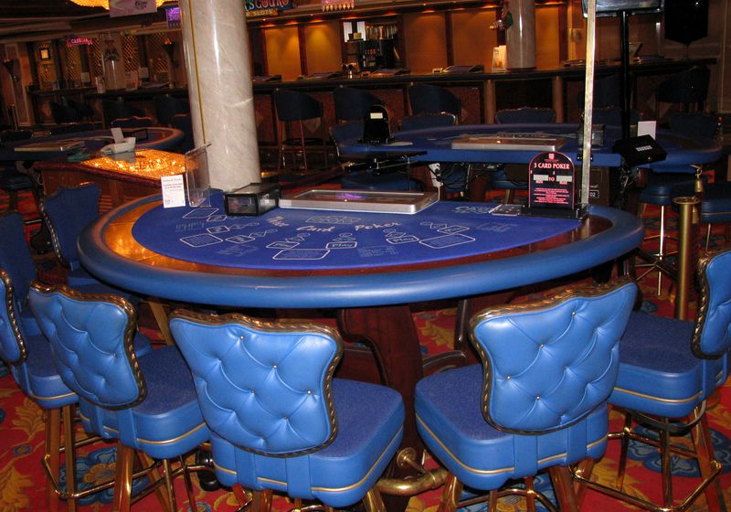 Card game table (casino)