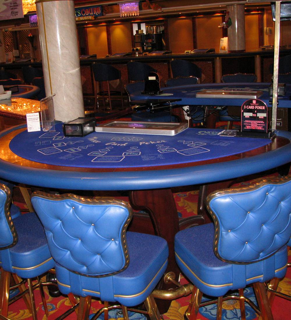Card game table (casino)