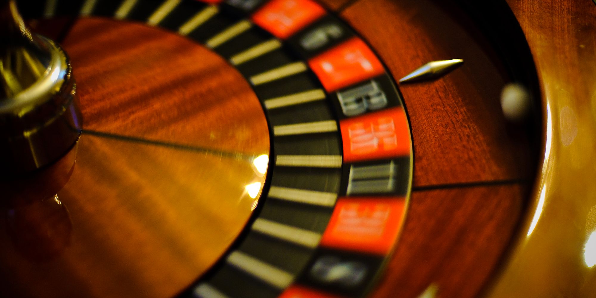 Roda de roleta num casino